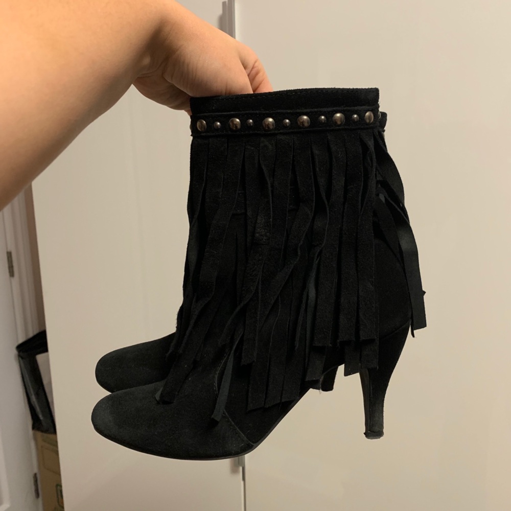Booties Suede Leather